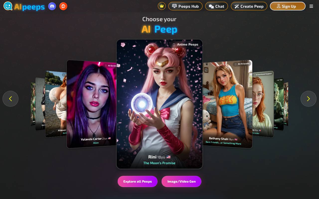 AI Peeps – AI Peeps is an AI companion tool