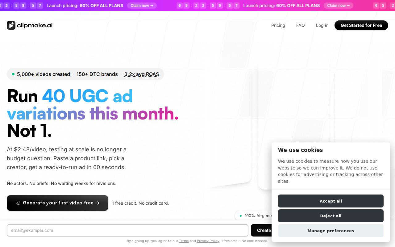 AI UGC Video Generator – A fast AI UGC video generator tool
