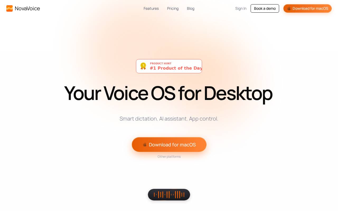 NovaVoice – A voice-powered productivity tool