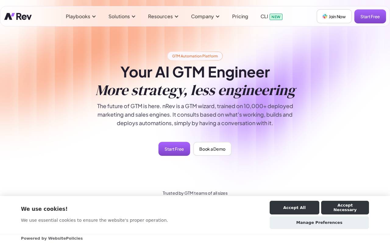nRev GTM Automation Platform – A GTM automation tool for strategic marketing teams