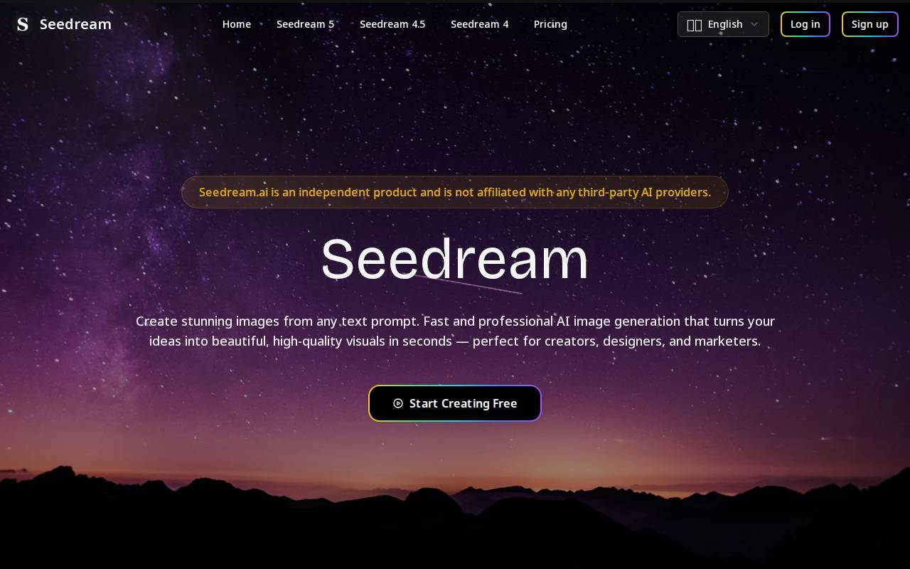 Seedream AI Image Generator – A Seedream AI image generator tool