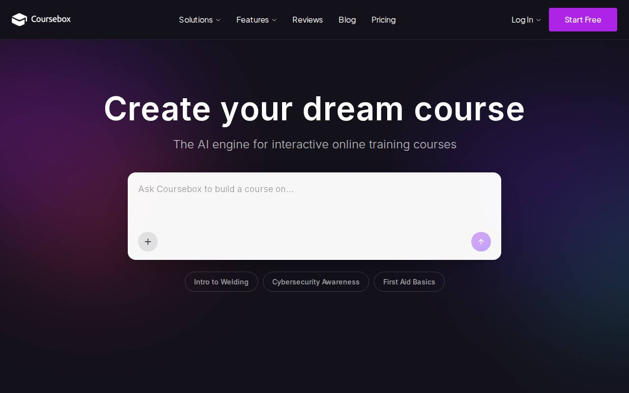 Coursebox AI Course Creator – Free AI Course Creator to build online courses in minutes.