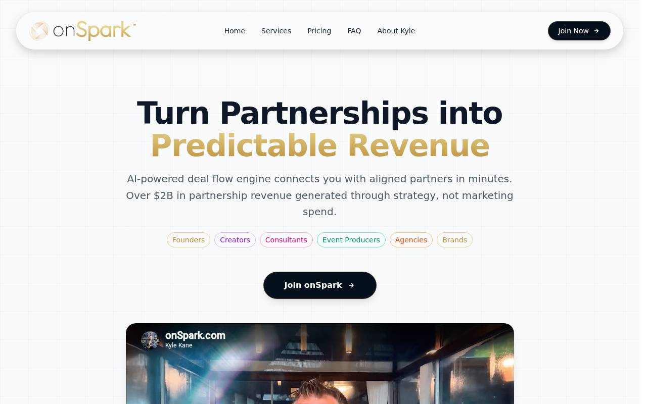 onSpark AI – A AI-powered partnerships tool for scalable growth tool