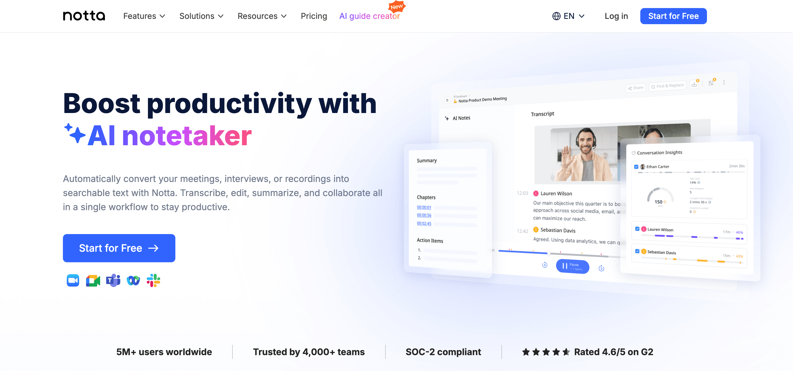 Top 5 Best YouTube Video Summarizers in 2026 - Notta – Best for Recording, Transcribing, and Summarizing YouTube Videos Top 5 Best YouTube Video Summarizers in 2026 - Notta – Best for Recording, Transcribing, and Summarizing YouTube Videos