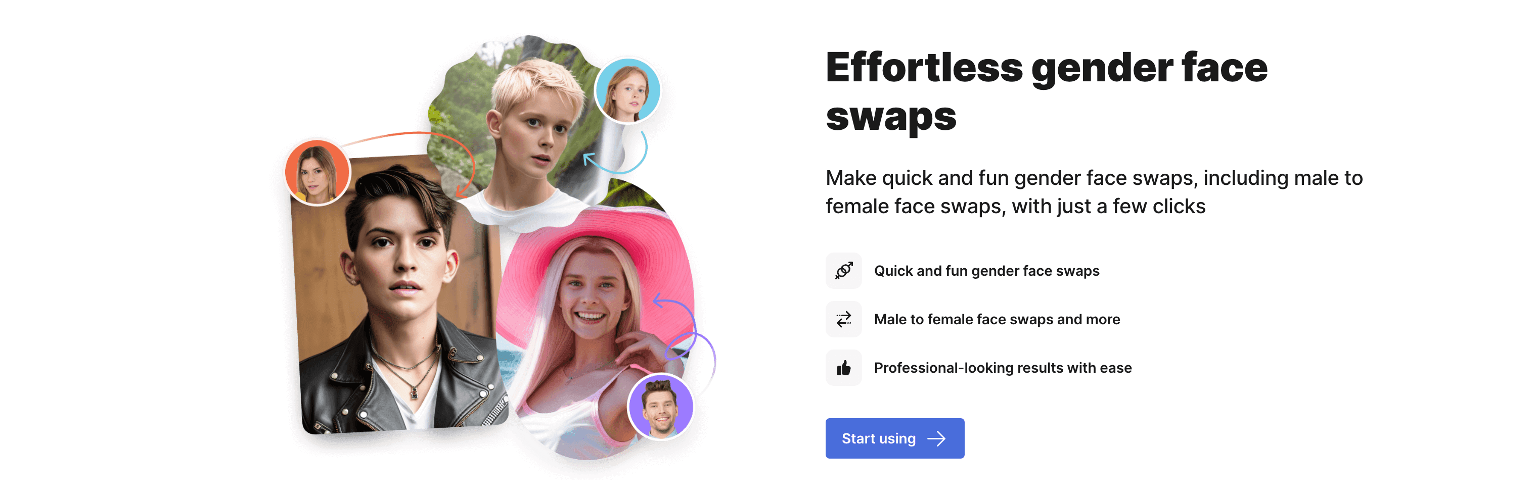 Top 5 Gender Swap Photo Editors in 2026 - Face Swapper - Effortless gender face swaps