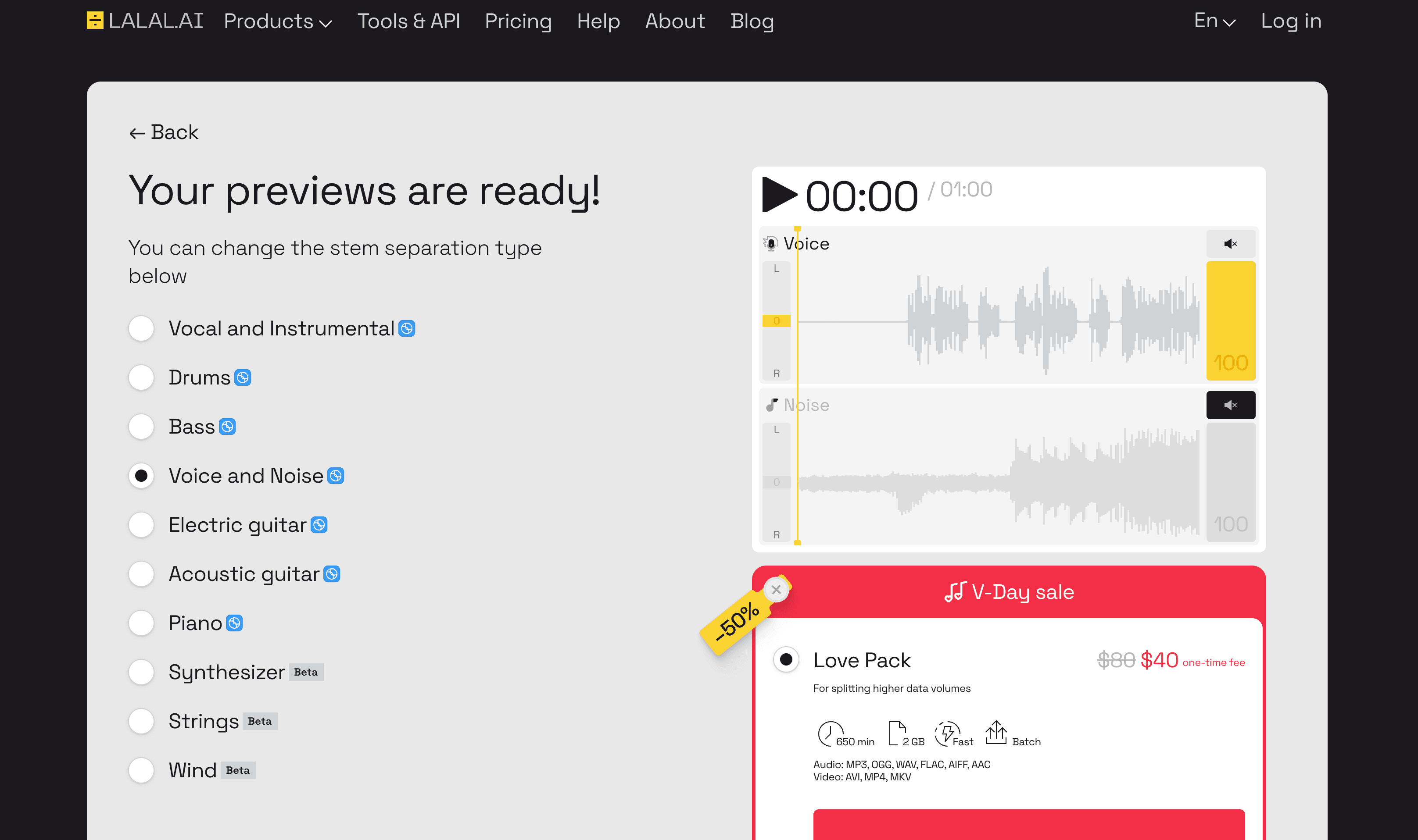 Top 4 AI Vocal Removers Online - LALAL.AI - AI Vocal Remover and Instrumental AI Splitter