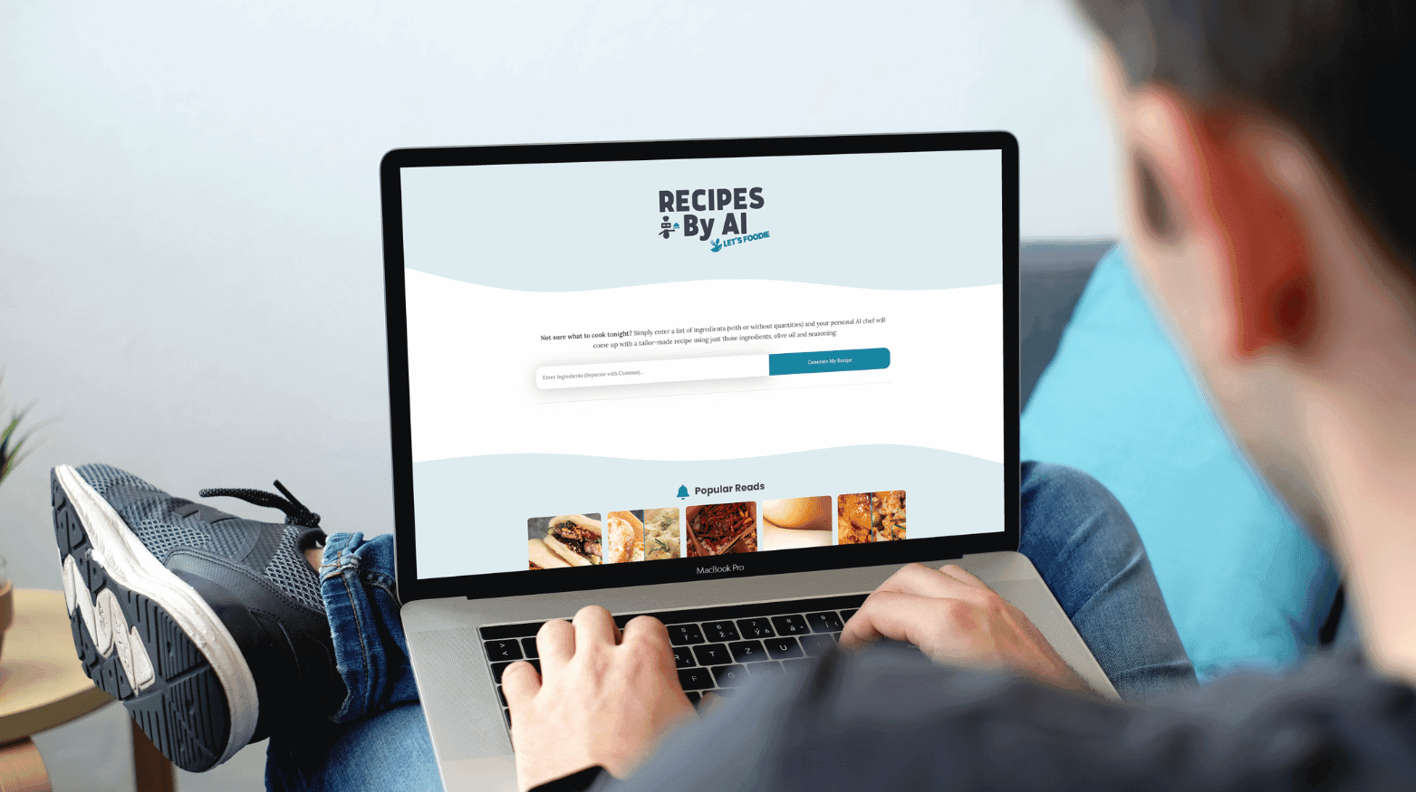 AI Recipe Generator – AI-generated recipe tailored to ingredients
