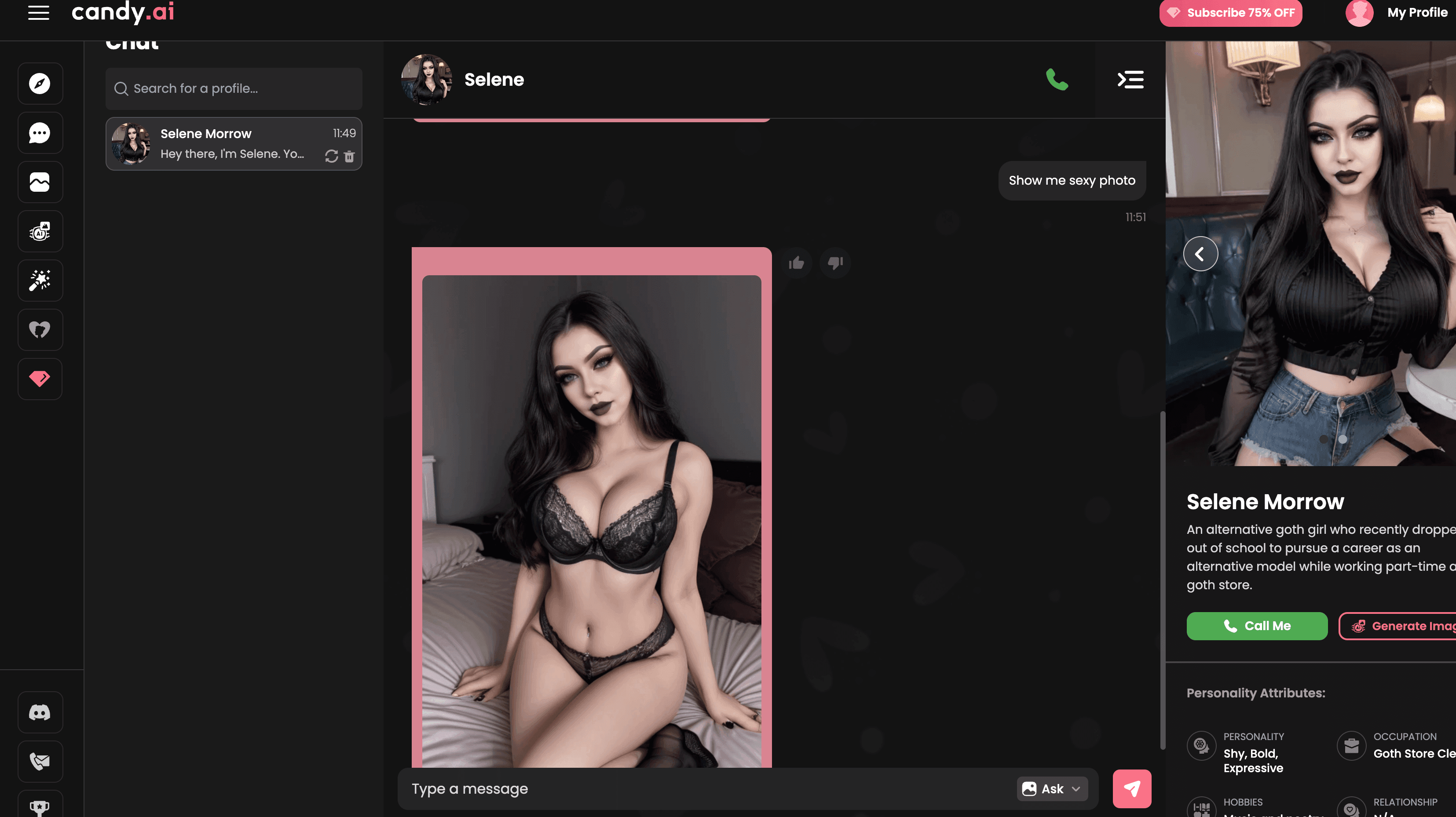 Candy – AI NSFW Chatbot