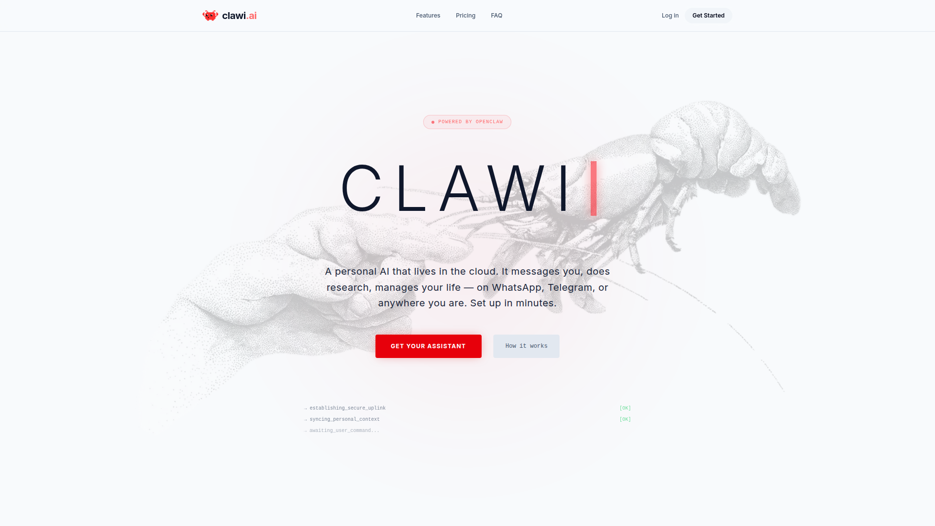 CLAWI – A cloud personal AI assistant tool