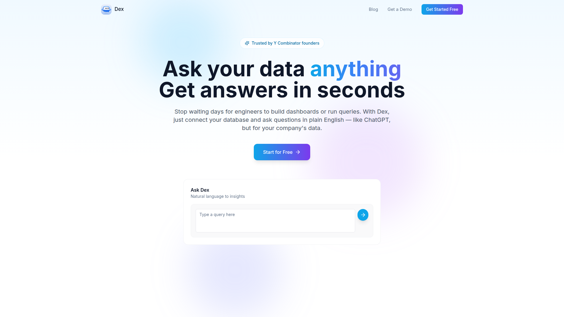Dex AI – A fast, secure data insights tool for teams