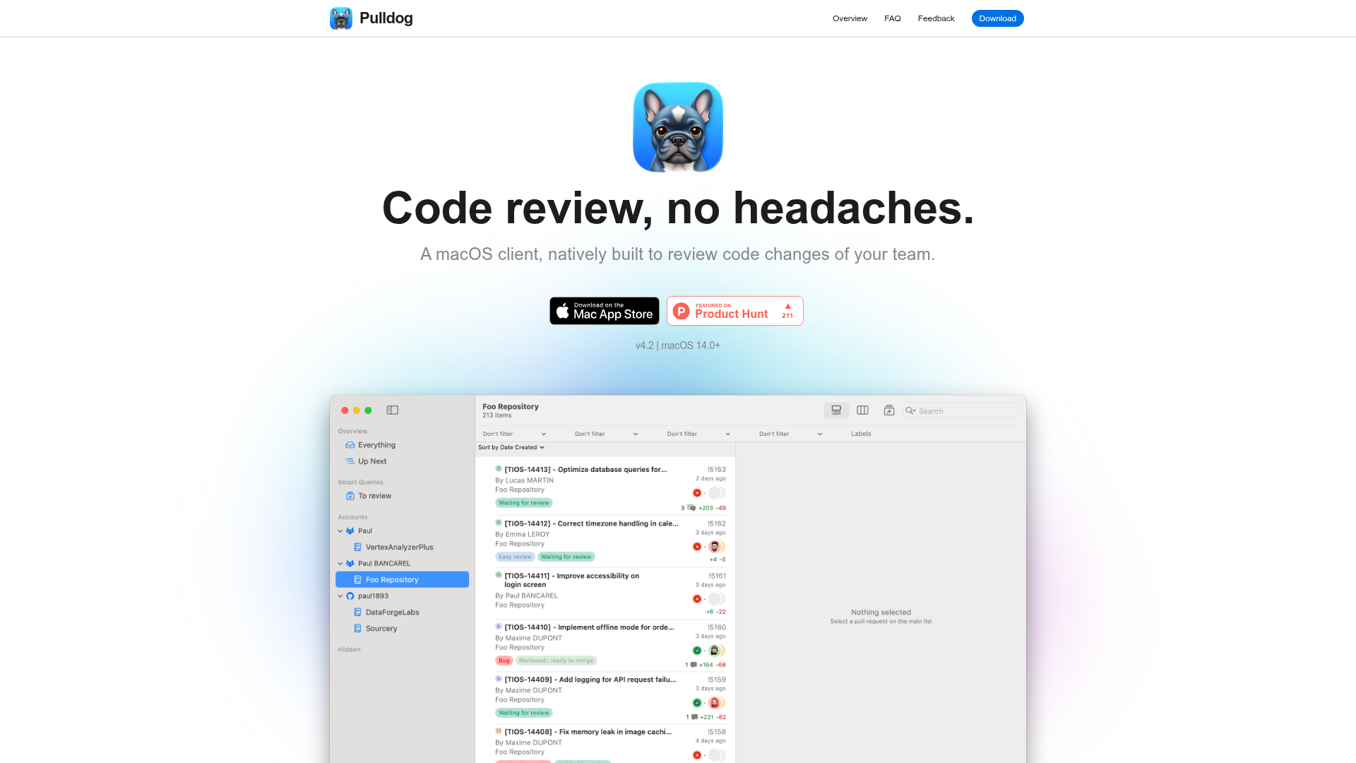 Pulldog – A macOS-native code review tool