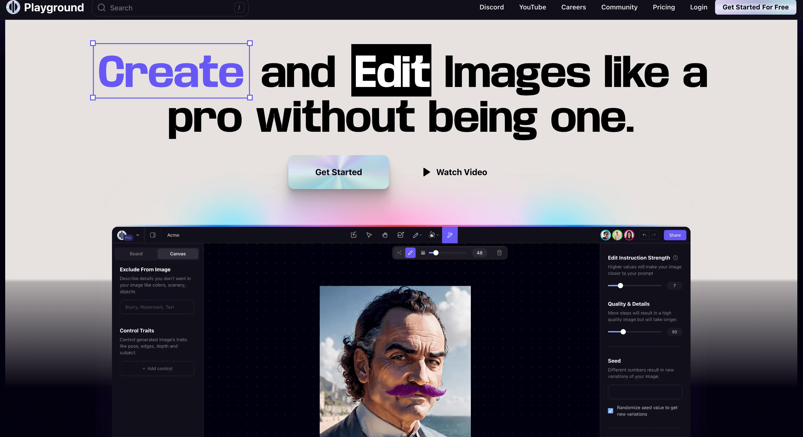 Playground AI – Online AI image creator