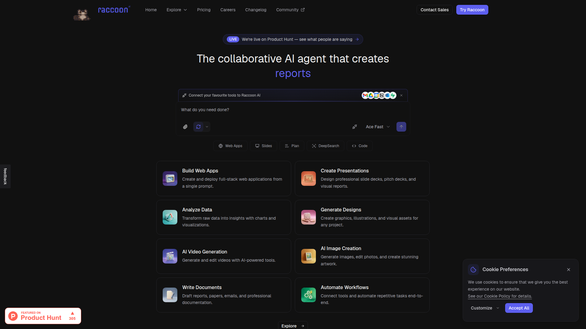 Raccoon AI Cursor for Anything – A powerful collaborative AI tool