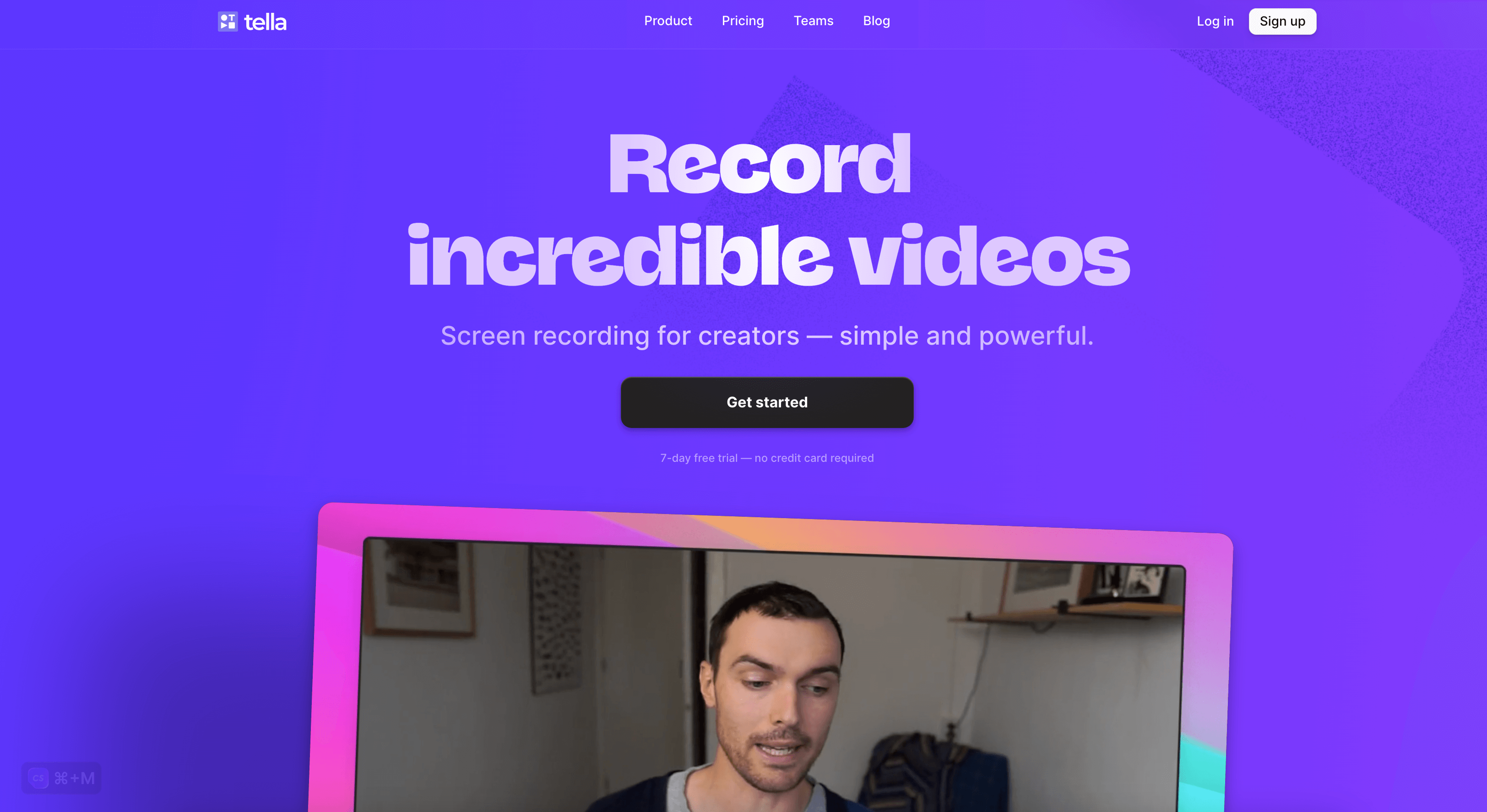 Tella – Screen recording for creators
