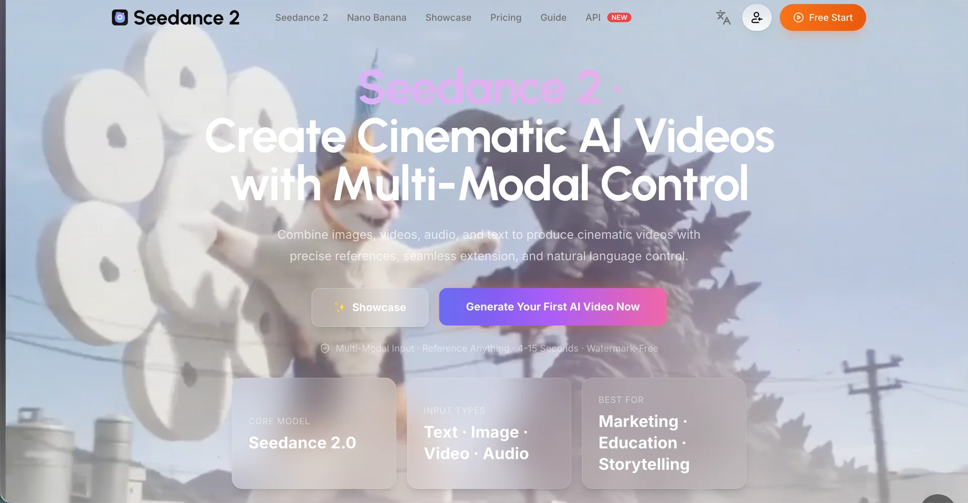 Seedance 2.5 by seedance2ai.io – An AI video generation tool for cinematic clips